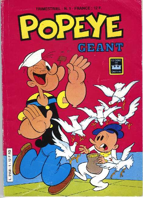Une Couverture de la Série Popeye
